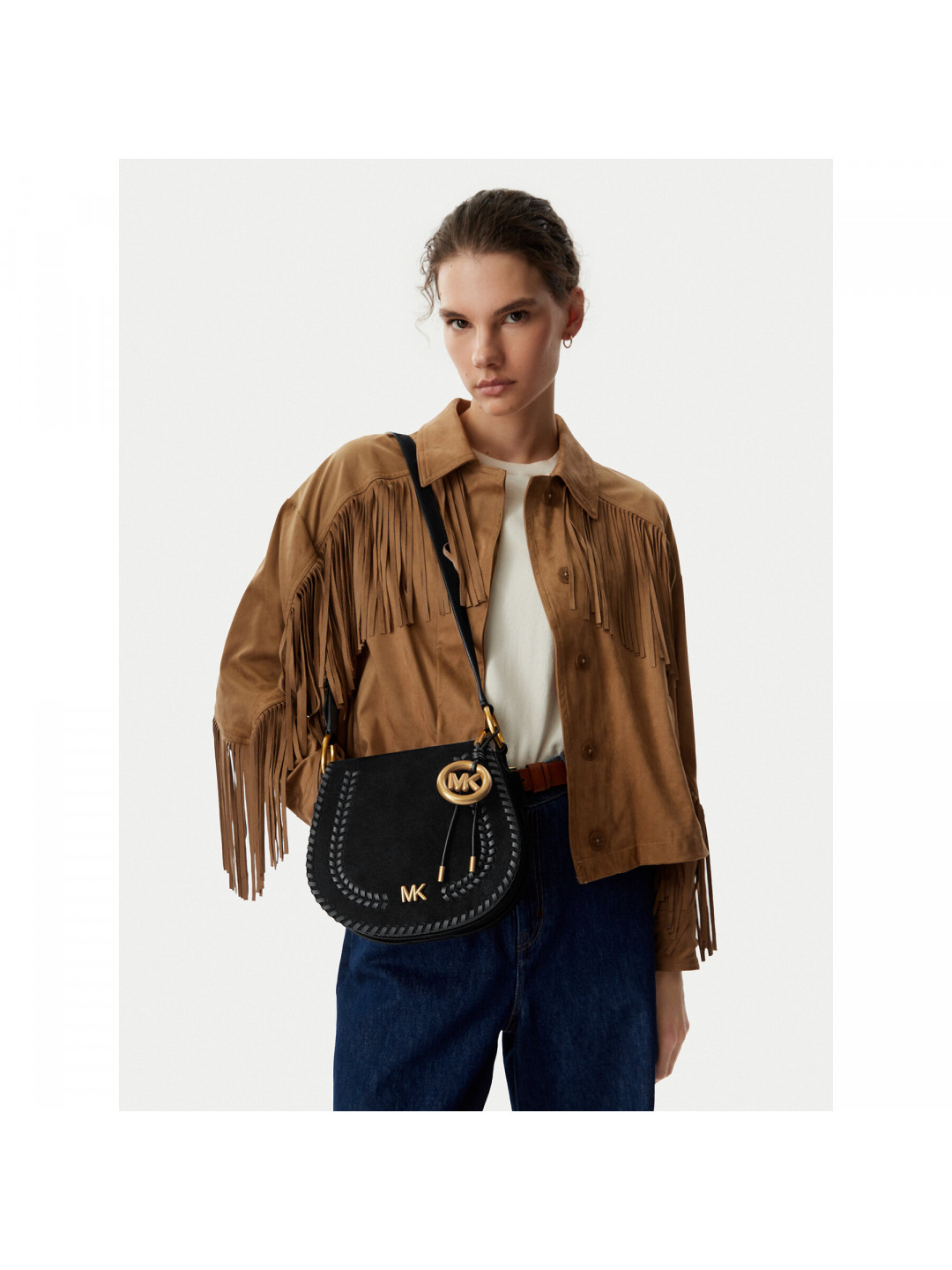 Kabelka MICHAEL Michael Kors 30S6AQ5M6O Černá